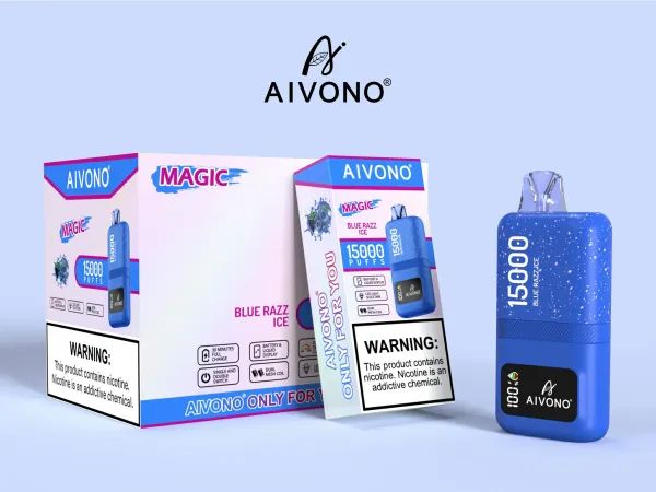 Aivono AIM Magic 15000 Blueberry Ice: A Experi&ecirc;ncia de Vape que Voc&ecirc; Merece